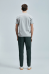 Lufian Logolu Streç Pamuklu Regular Fit Bisiklet Yaka Erkek T Shirt 111020240 TAŞ