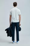 Lufian Lord Logolu % 100 Pamuk Regular Fit Düğmeli Erkek Polo Yaka T Shirt 111040207 BEYAZ