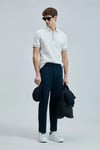 Lufian Lord Logolu % 100 Pamuk Regular Fit Düğmeli Erkek Polo Yaka T Shirt 111040207 BEYAZ