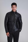Lufian Luc % 100 Kuş Tüyü Dolgulu Slim Fit Dik Yaka Erkek Mont 112120213 SİYAH