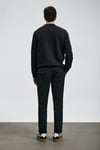 Lufian Pamuklu Boyfriend Fit Bisiklet Yaka Erkek Sweat 112030171 SİYAH