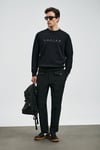 Lufian Pamuklu Regular Fit Bisiklet Yaka Erkek Sweat 112030177 SİYAH