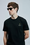Lufian Pamuklu Regular Fit Bisiklet Yaka Erkek T Shirt 111020263 SİYAH