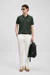 Lufian Pamuklu Regular Fit Logolu Düğmeli Erkek Polo Yaka T Shirt 111040233 HAKİ