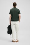 Lufian Pamuklu Regular Fit Logolu Düğmeli Erkek Polo Yaka T Shirt 111040233 HAKİ