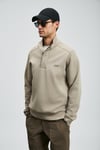 Lufian Pamuklu Regular Fit Yarım Fermuarlı Dik Yaka Erkek Sweat 112030185 BEJ