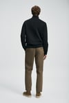 Lufian Pamuklu Regular Fit Yarım Fermuarlı Dik Yaka Erkek Sweat 112030185 SİYAH