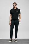 Lufian Slim Fit Normal Bel Dar Paça Chino Erkek Pantolon 111190360 SİYAH
