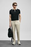 Lufian Slim Fit Normal Bel Düz Paça Chino Erkek Pantolon 111190357 BEJ