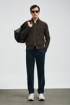 Lufian Slim Fit Normal Bel Düz Paça Chino Erkek Pantolon 112190334 LACİVERT