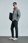 Lufian Slim Fit Normal Bel Düz Paça Chino Erkek Pantolon 111190348 YEŞİL