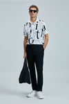 Lufian Slim Fit Normal Bel Düz Paça Chino Erkek Pantolon 111190336 SİYAH