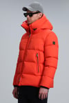 Lufian Tommy Suya ve Soğuğa Dayanıklı Kapüşonlu Kaz Tüyü Dolgulu Şişme Erkek Mont 112120180 TURUNCU