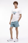 Lumberjack Baskılı Pamuklu Regular Fit Bisiklet Yaka Erkek T Shirt 11DS1025 5FX EKRU