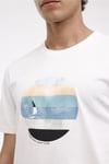 Lumberjack Baskılı Pamuklu Regular Fit Bisiklet Yaka Erkek T Shirt 11DS1025 5FX EKRU