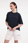 Lumberjack Boxy Fit Bisiklet Yaka Bayan T Shirt 11CK612 5FX SİYAH