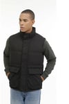 Lumberjack Kapitoneli Regular Fit Dik Yaka Erkek Yelek 4W4CT646 4PR SİYAH