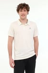 Lumberjack Logolu Regular Fit Düğmeli Erkek Polo Yaka T Shirt CT461 5FX KIRIK BEYAZ