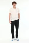 Lumberjack Logolu Regular Fit Düğmeli Erkek Polo Yaka T Shirt CT461 5FX KIRIK BEYAZ