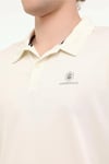Lumberjack Logolu Regular Fit Düğmeli Erkek Polo Yaka T Shirt CT461 5FX KIRIK BEYAZ