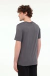 Lumberjack Regular Fit Bisiklet Yaka Basic Erkek T Shirt CT110 5FX ANTRASİT