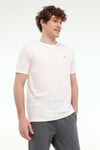 Lumberjack Regular Fit Bisiklet Yaka Erkek T Shirt CT100 5FX KIRIK BEYAZ