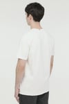 Lumberjack Regular Fit Bisiklet Yaka Erkek T Shirt 11ITL1067 4FX KIRIK BEYAZ