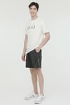 Lumberjack Regular Fit Bisiklet Yaka Erkek T Shirt 11ITL1067 4FX KIRIK BEYAZ