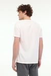Lumberjack Regular Fit Bisiklet Yaka Erkek T Shirt CT100 5FX KIRIK BEYAZ
