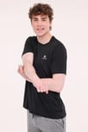 Lumberjack Regular Fit Bisiklet Yaka Logolu Erkek T Shirt 11ELG1010 5FX SİYAH