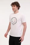 Lumberjack Regular Fit Bisiklet Yaka Logolu Erkek T Shirt 11ITL414 5FX BEYAZ