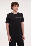Lumberjack Regular Fit Bisiklet Yaka Logolu Erkek T Shirt 11ITL1019 5FX SİYAH