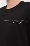 Lumberjack Regular Fit Bisiklet Yaka Logolu Erkek T Shirt 11ITL1019 5FX SİYAH