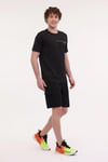 Lumberjack Regular Fit Bisiklet Yaka Logolu Erkek T Shirt 11ITL1019 5FX SİYAH