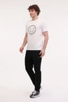 Lumberjack Regular Fit Bisiklet Yaka Logolu Erkek T Shirt 11ITL414 5FX BEYAZ
