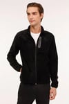 Lumberjack Regular Fit Dik Yaka Fermuarlı Erkek Polar 7SN165 5PR SİYAH