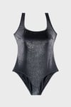 Lunaxa Black Uv Korumalı Parlak Kadın Mayo SM2644000005 SİYAH