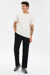 M Essential Regular Fit Lastikli Bel Düz Paça Jogger Erkek Eşofman Altı S2610007 3817 SİYAH
