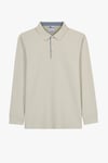 M Long Sleeve Waffle Logolu Regular Fit Erkek Polo Yaka Sweat S26201481559 BEJ