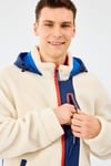 M Outdoor Fleece Full Zip Sherpa Regular Fit Kapüşonlu Yaka Erkek Sweat S242039102 BEYAZ