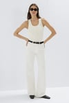 Malibu Wide Leg Yüksek Bel Geniş Paça Jeans Kadın Kot Pantolon 1010152-A3059 EKRU