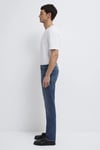 Marcus Pamuk Slim Straight Fit Normal Bel Daralan Paça Jeans Erkek Kot Pantolon 00351A1727 LACİVERT