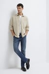 Marcus Pamuk Slim Straight Fit Normal Bel Daralan Paça Jeans Erkek Kot Pantolon 00351A1727 LACİVERT