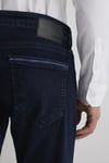 Marcus Pamuklu Slim Straight Fit Daralan Paça Jeans Erkek Kot Pantolon 0035187841 LACİVERT