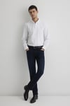Marcus Pamuklu Slim Straight Fit Daralan Paça Jeans Erkek Kot Pantolon 0035187841 LACİVERT