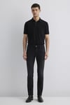 Marcus Slim Straight Normal Bel Daralan Paça Jeans Erkek Kot Pantolon 0035187861 SİYAH