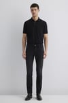Marcus Slim Straight Normal Bel Daralan Paça Jeans Erkek Kot Pantolon 0035187861 SİYAH