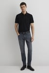 Marcus Streç Pamuklu Slim Straight Normal Bel Daralan Paça Jeans Erkek Kot Pantolon 0035189345 GRİ