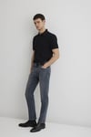 Marcus Streç Pamuklu Slim Straight Normal Bel Daralan Paça Jeans Erkek Kot Pantolon 0035189345 GRİ