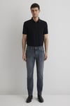 Marcus Streç Pamuklu Slim Straight Normal Bel Daralan Paça Jeans Erkek Kot Pantolon 0035189345 GRİ